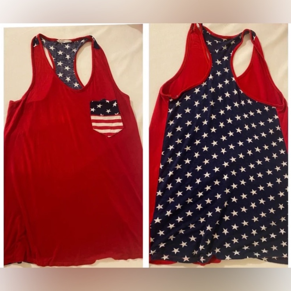 First Look Patriotic Tank Top 
Small